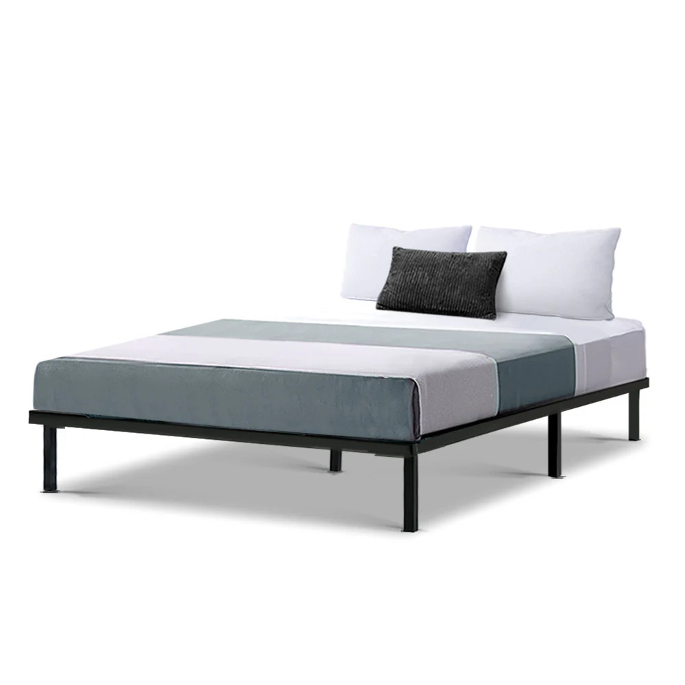 Artiss Bed Frame Double Size Metal Frame TED - Image 3