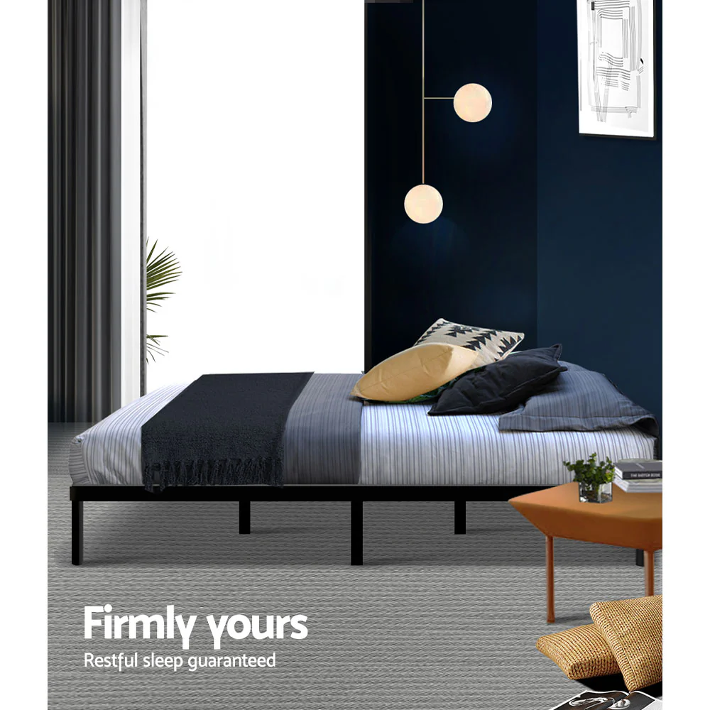 Artiss Bed Frame Double Size Metal Frame TED - Image 5