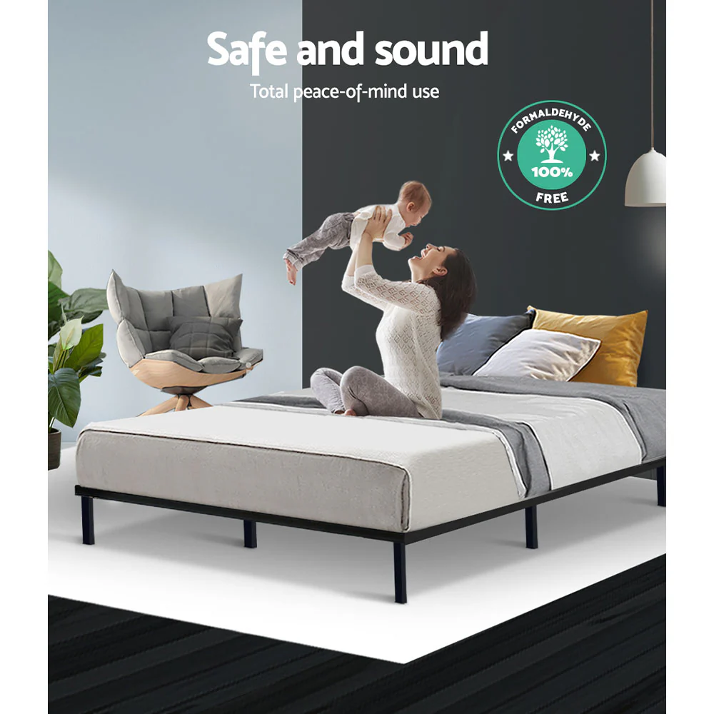 Artiss Bed Frame Double Size Metal Frame TED - Image 6