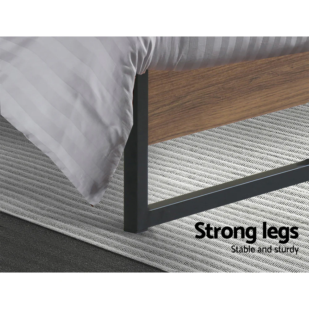 Artiss Bed Frame Metal Frame Bed Base OSLO - Single - Image 6