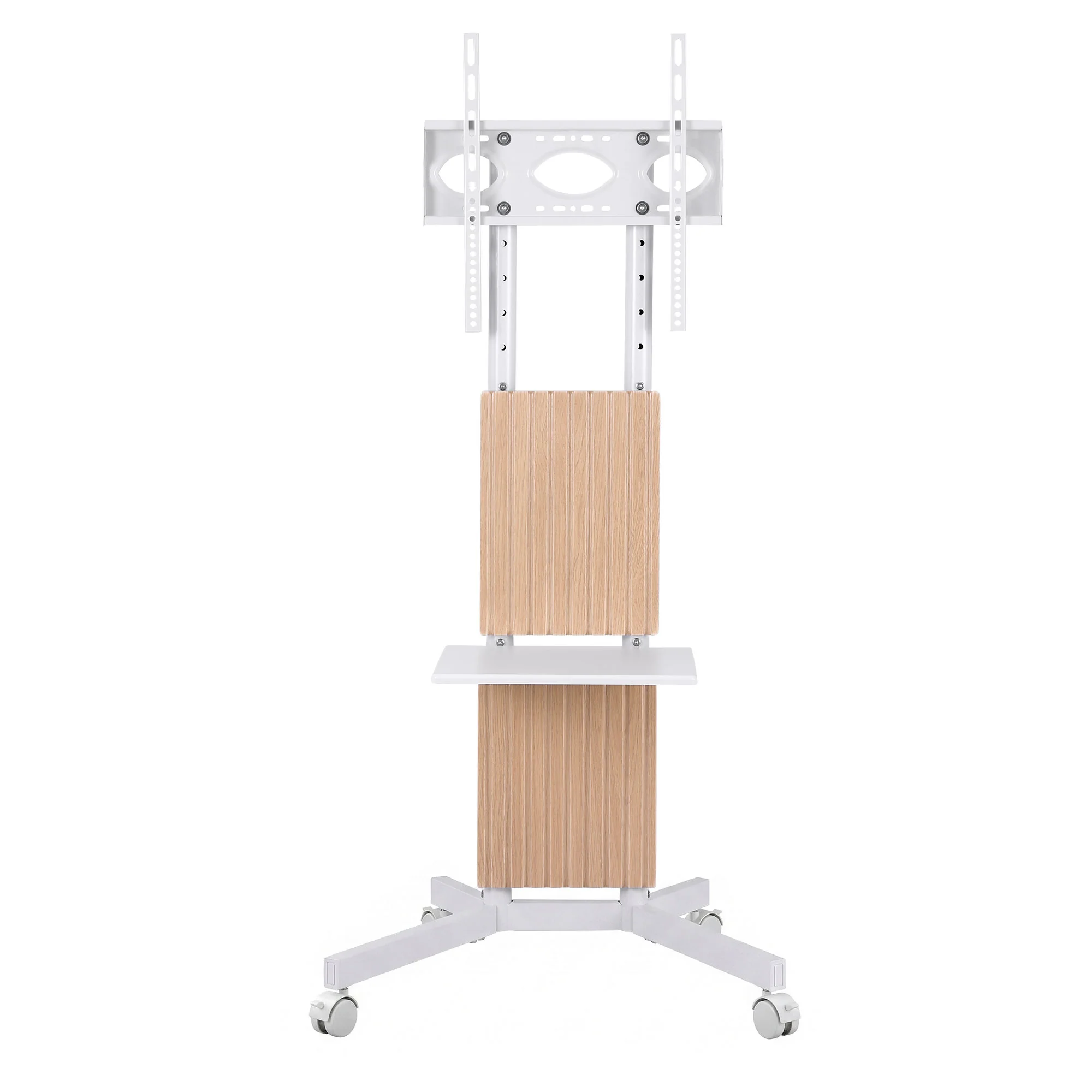 Artiss Mobile TV Floor Stand for 32-65 Mount Bracket Universal Adjustable Height with Wheels - Image 4