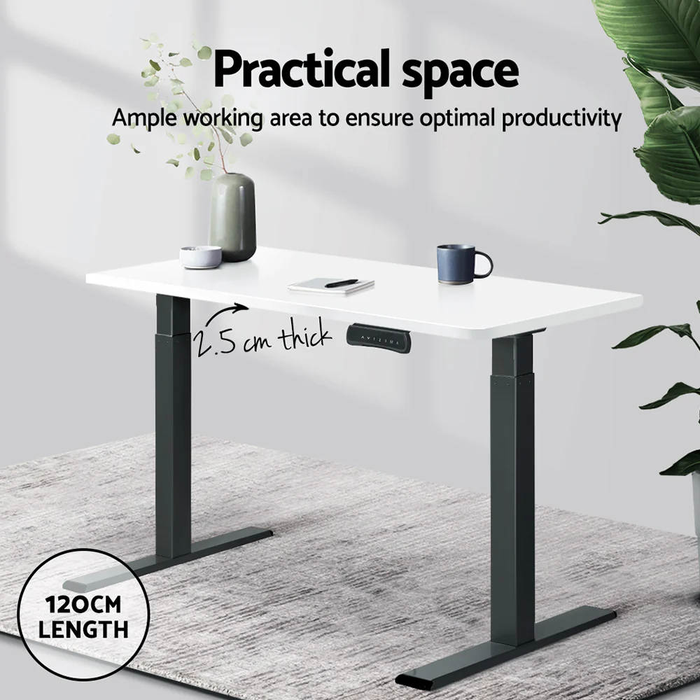 Artiss Standing Desk Top White 120CM - Image 5