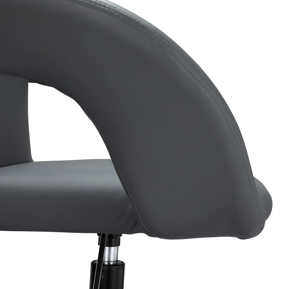 Artiss Office Chair Mid Back Grey - Image 3