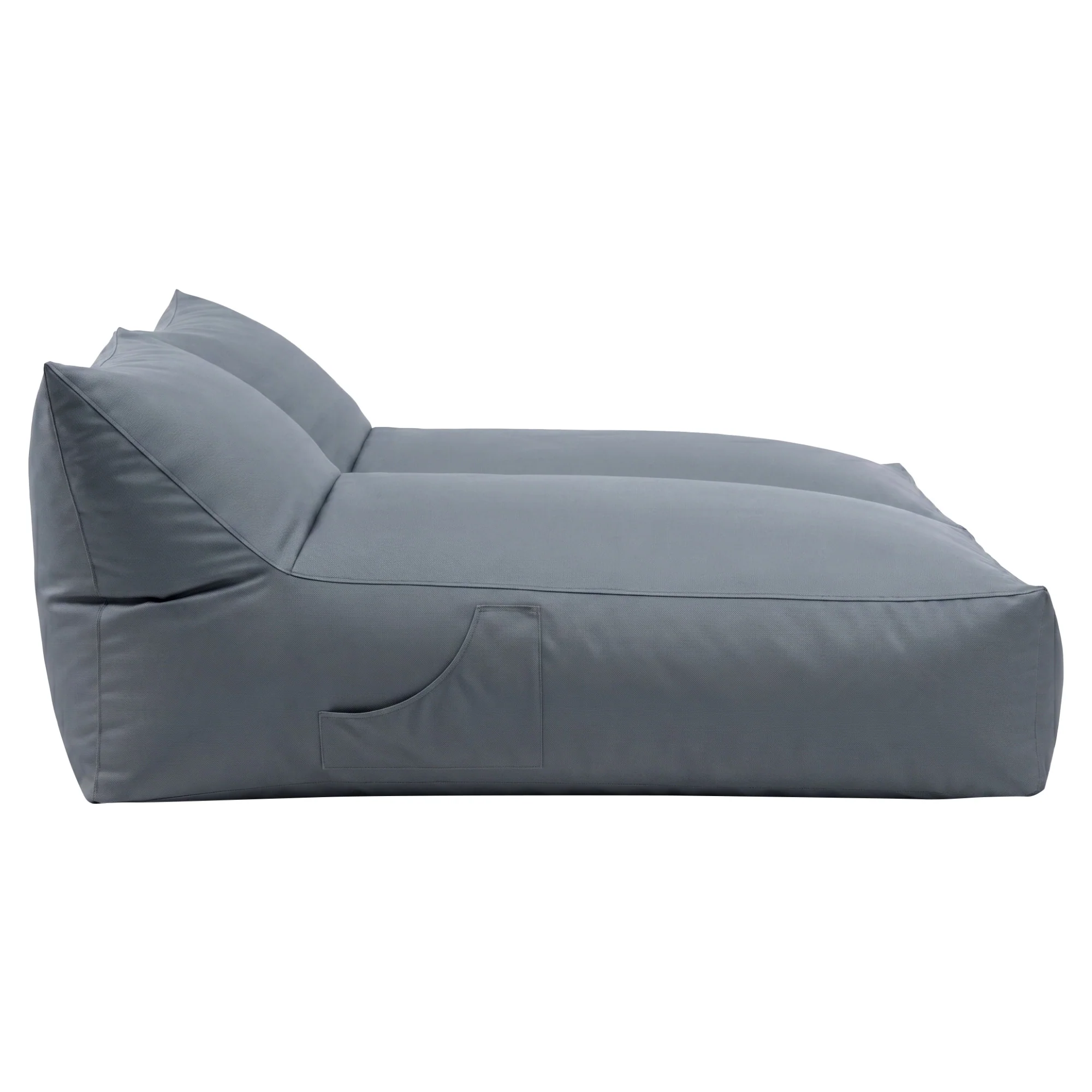Artiss Outdoor Bean Bag Chair Cover (No Filler) 2 Seater Beanbag Lounge Sofacover Adults Splash-Proof Large Bean Bag Cover for Patio Poolside Relaxing Indoor, Grey - Image 4