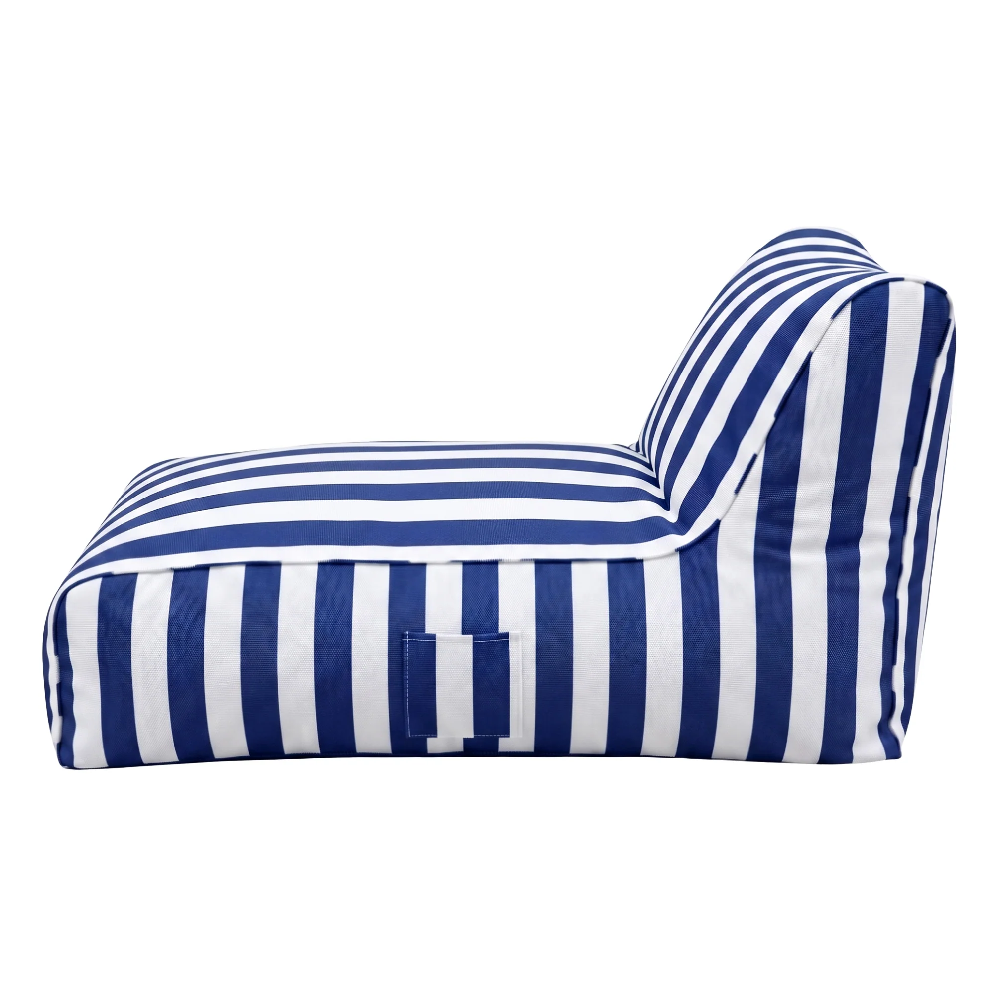 Artiss Outdoor Bean Bag Chair Cover (No Filler) Splash-Proof Beanbag Lounge Sofacover Stuffed Animal Storage Bean Bag Cover for Patio Poolside Relaxing, Blue - Image 4