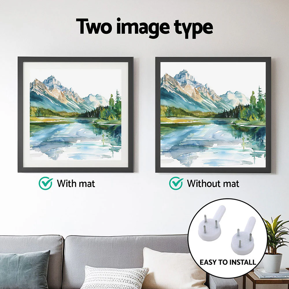 Artiss Photo Frame 2PCS Set Black - Image 5