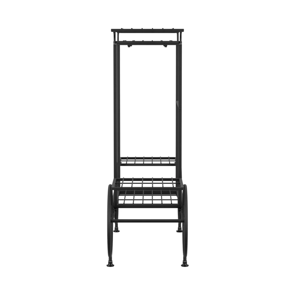 Artiss Plant Stand 6 Tier Iron 4 Wheeler - Image 4