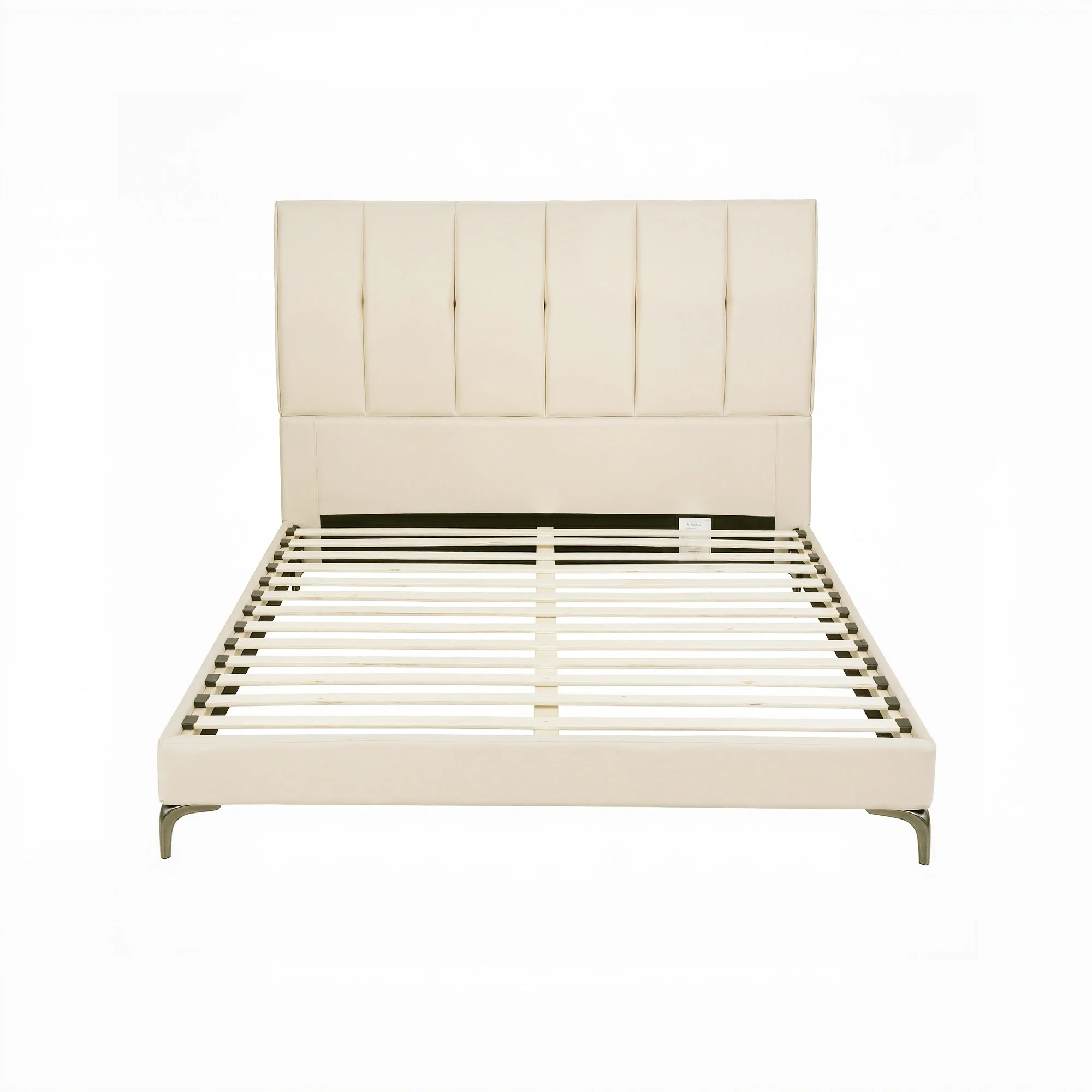 Artiss Queen Bed Frame Upholstered Platform Bed with Tufted Headboard 300kg Support - Image 4