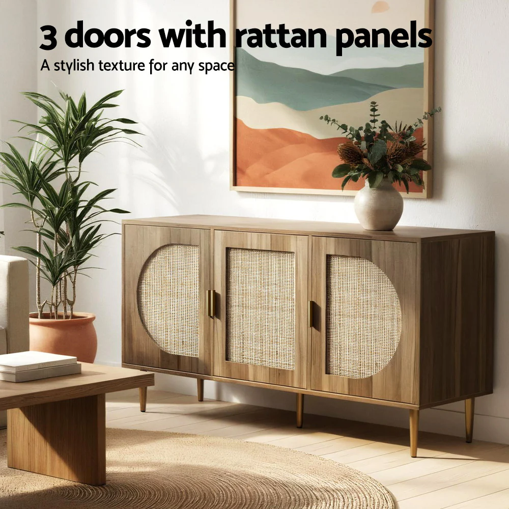 Artiss Buffet Sideboard 3 Doors - ANYA - Image 5