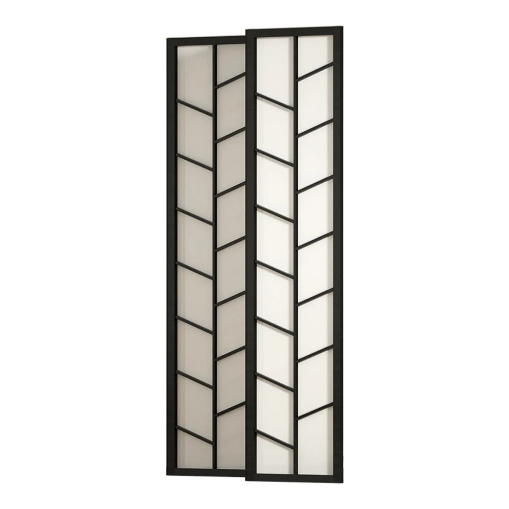 Artiss Room Divider Screen Privacy Wood Dividers Stand 3 Panel Archer Archer Black - Image 4