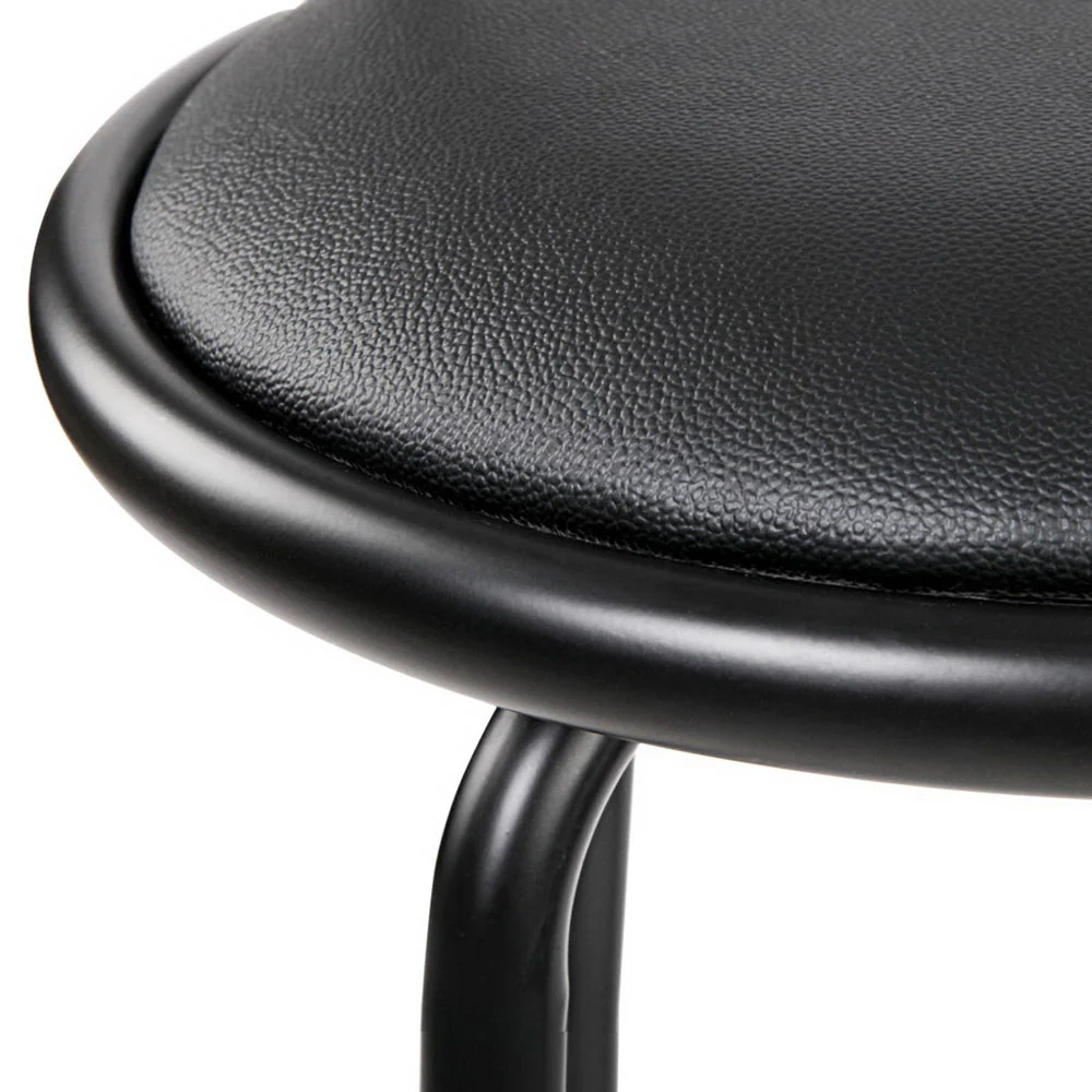 Artiss 4x Bar Stools Swivel Leather Padded Metal - Image 7