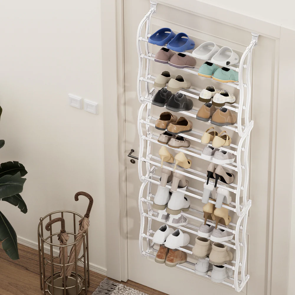 Artiss 12 Tier Shoe Rack Hanging Over Door Organiser 24 Pairs Eric - Image 6
