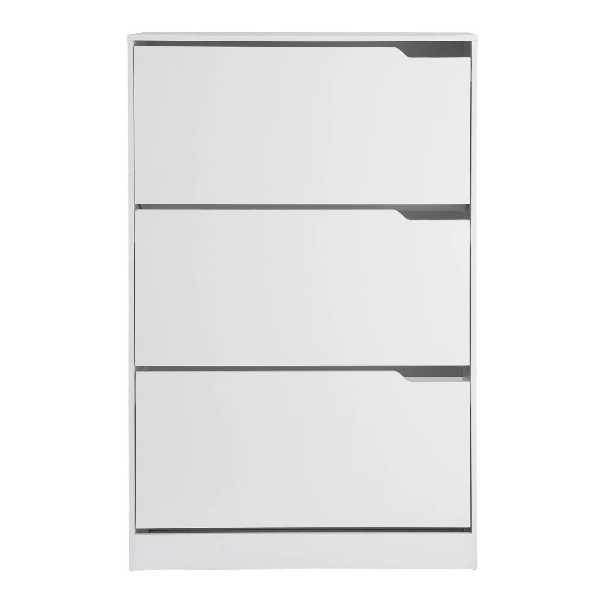 Artiss Shoe Rack Cabinet 24 Pairs Adjustable Shelf White - Image 4