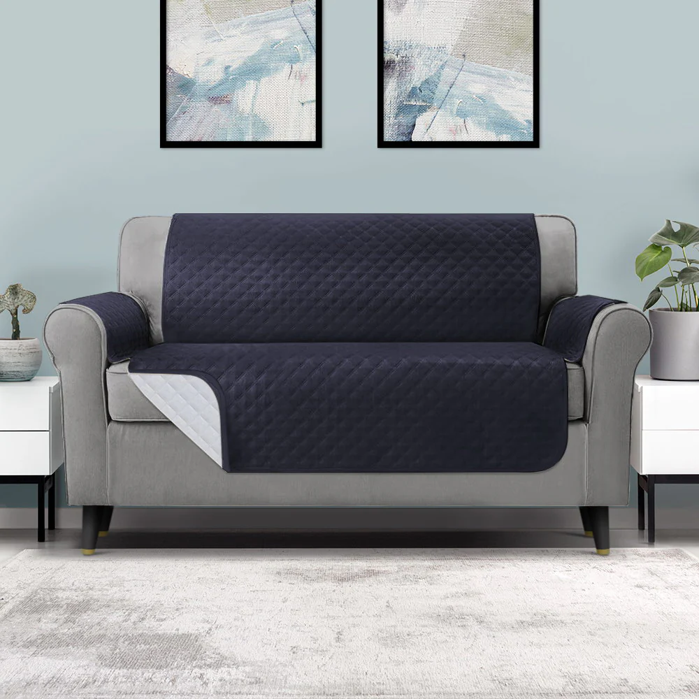 Artiss Sofa Cover Couch Covers 3 Seater 100% Water Resistant Dark Grey - Image 8