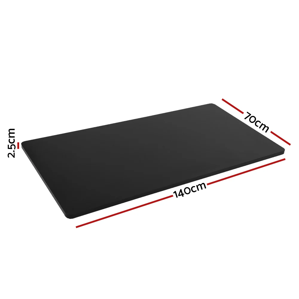 Artiss Standing Desk Top Black 140CM - Image 2