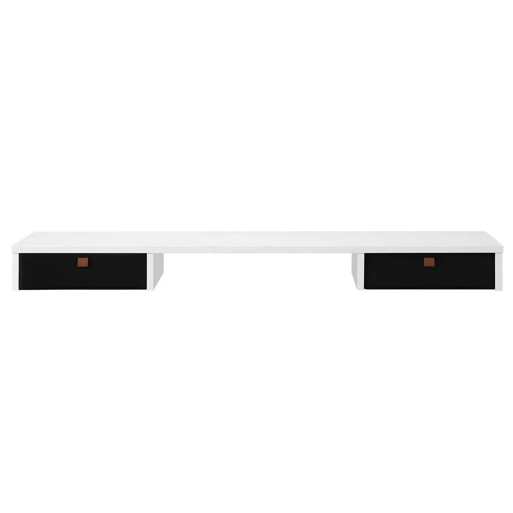 Artiss Standing Desk Desktop Storage Rack Shelf Removable Bookshelf Drawer 120cm - Image 4