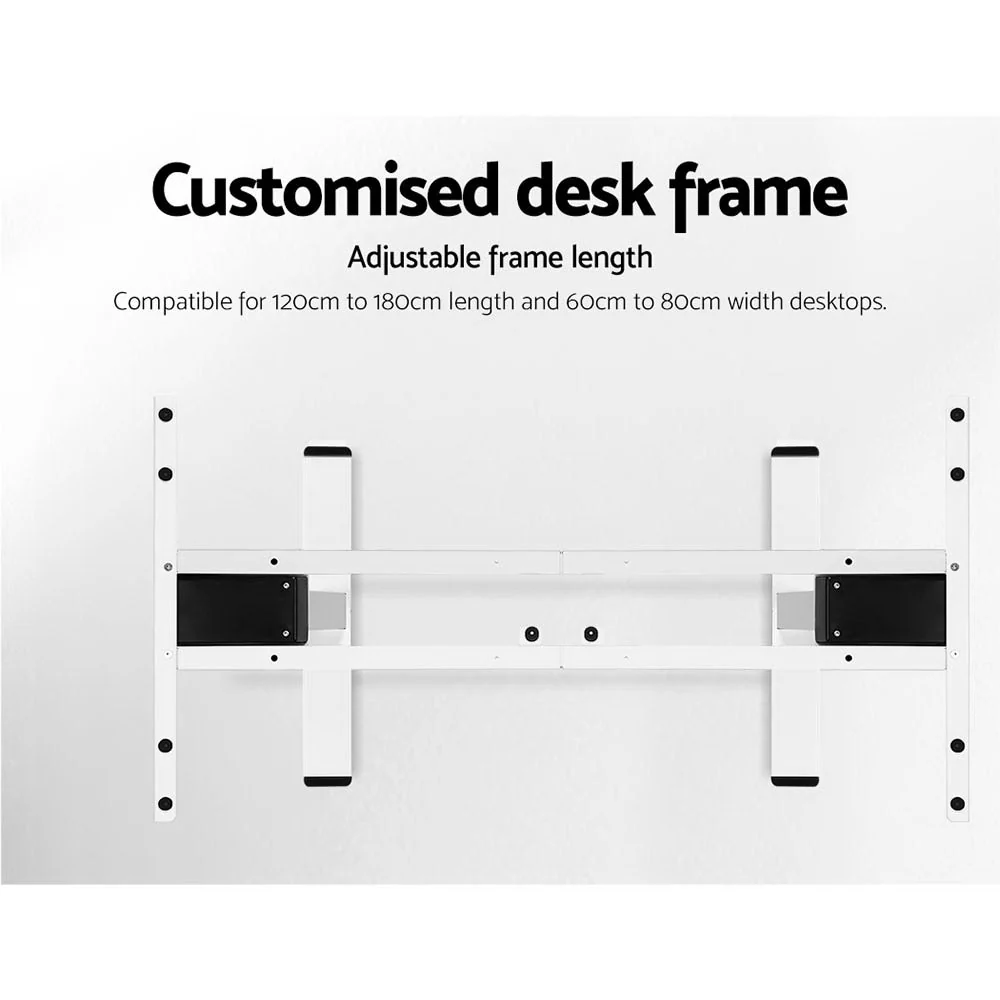 Artiss Standing Desk Motorised Dual Motor 120CM Black - Image 6