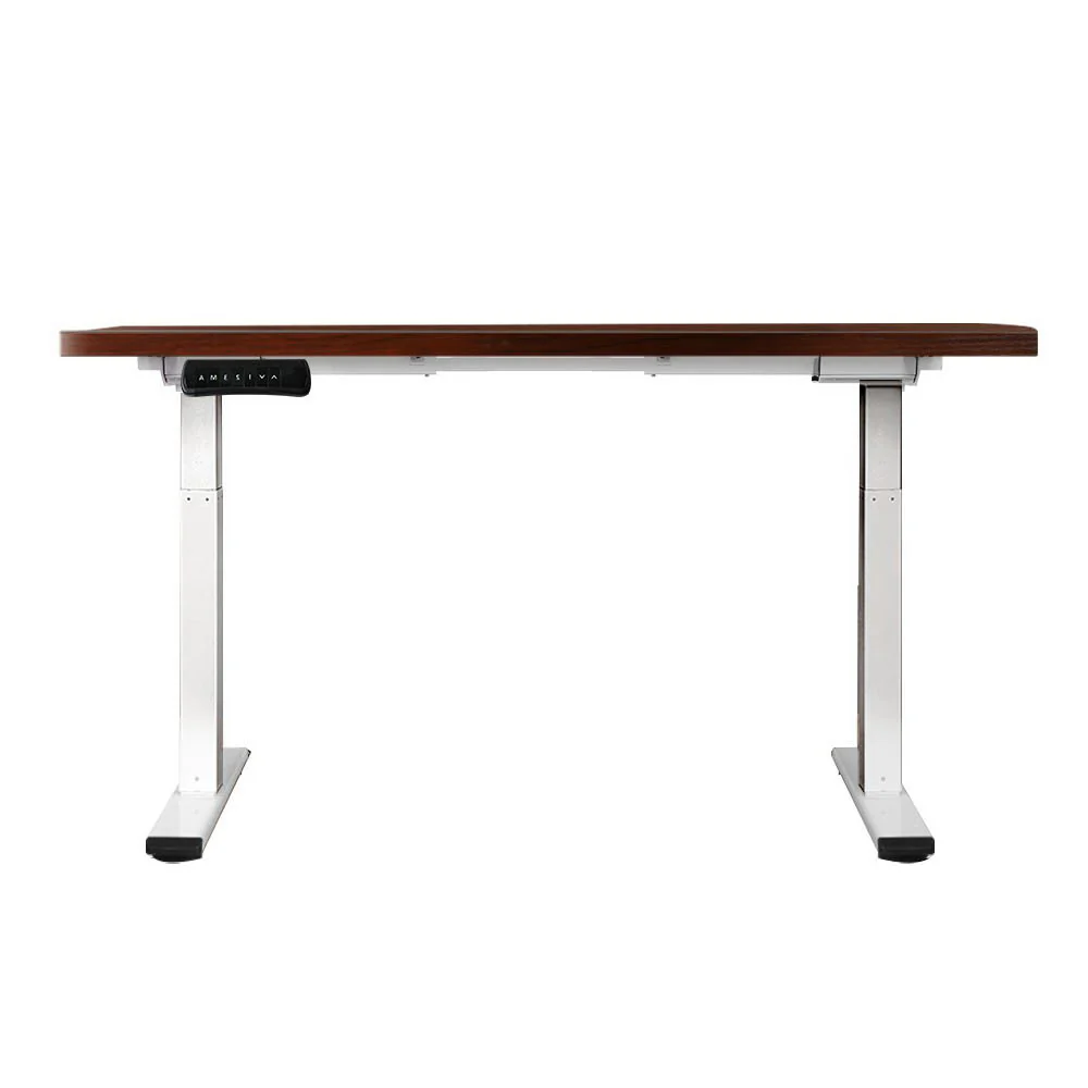 Artiss Standing Desk Motorised Dual Motor 120CM Walnut - Image 4