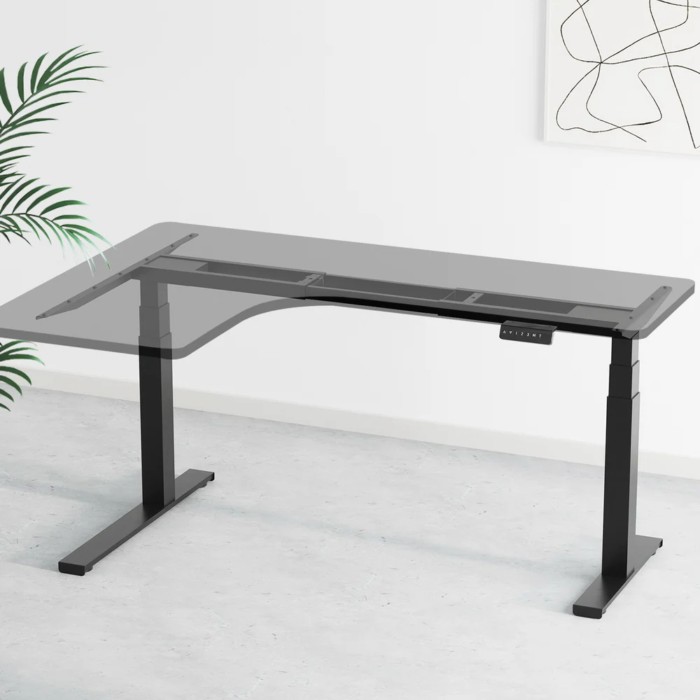 Artiss Standing Desk Frame Only L-shape Motorised - Image 5