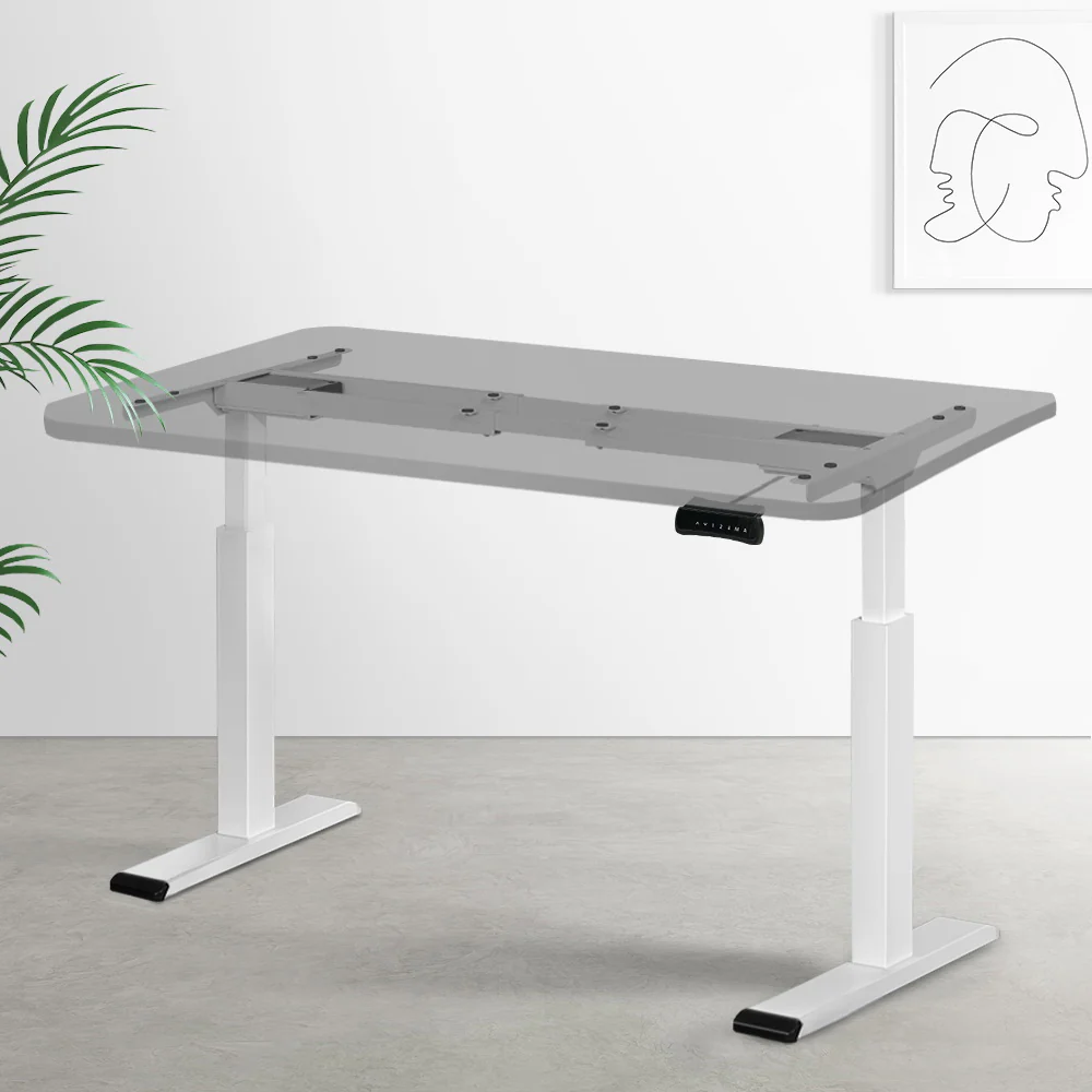 Artiss Standing Desk Frame Only Dual Motor Motorised White - Image 8