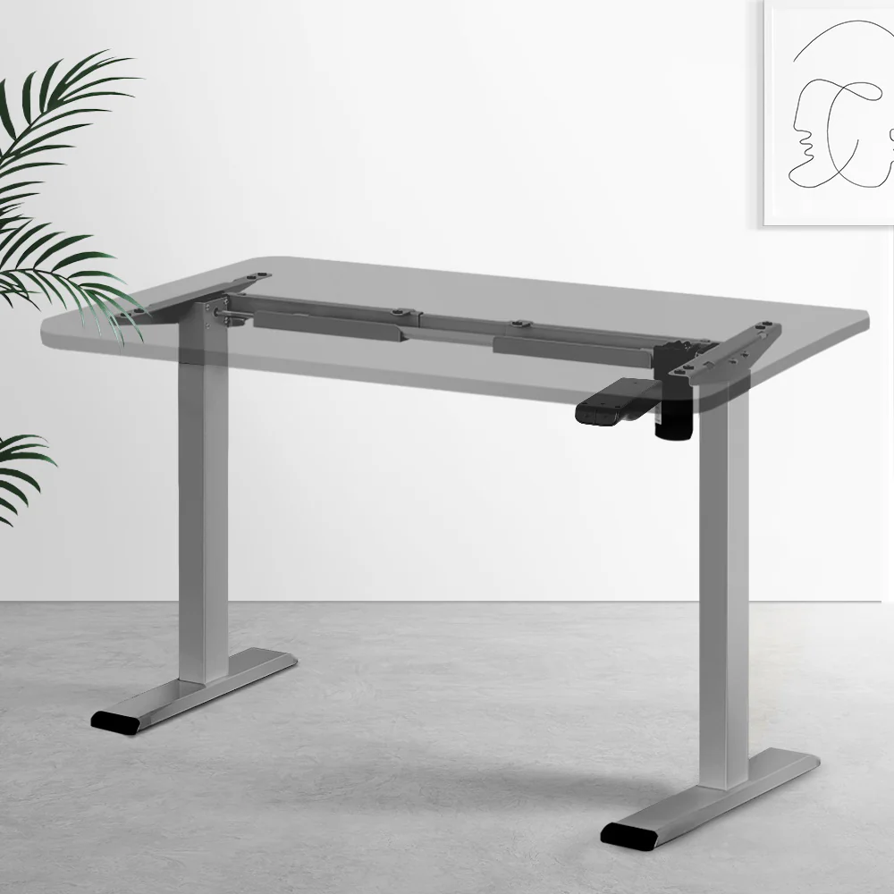 Artiss Standing Desk Frame Only Motorised Grey - Image 8