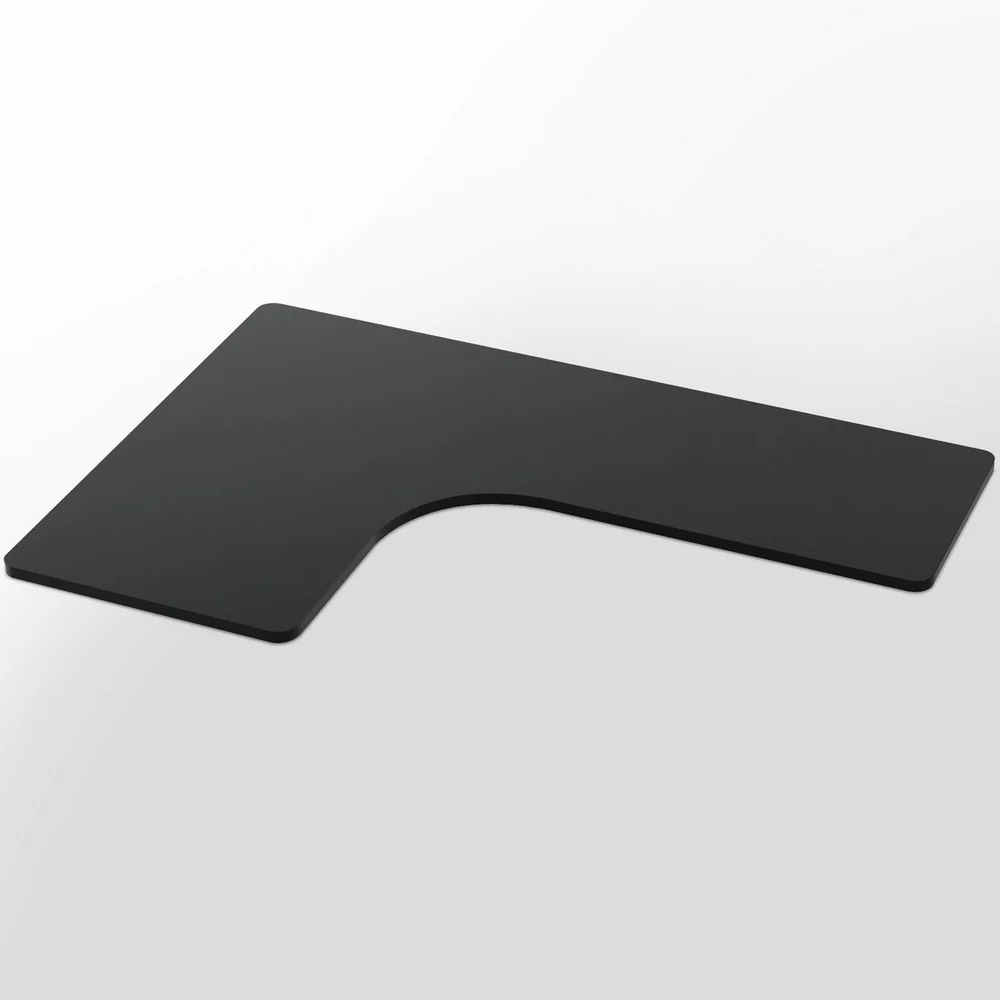 Artiss Standing Desk Top L-shape Black 160CM - Image 5