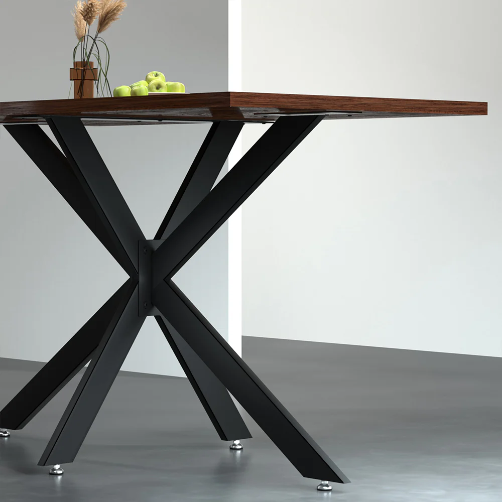 Artiss Starburst Table Legs Coffee Dining Table Legs DIY Metal Leg 120X68cm - Image 7