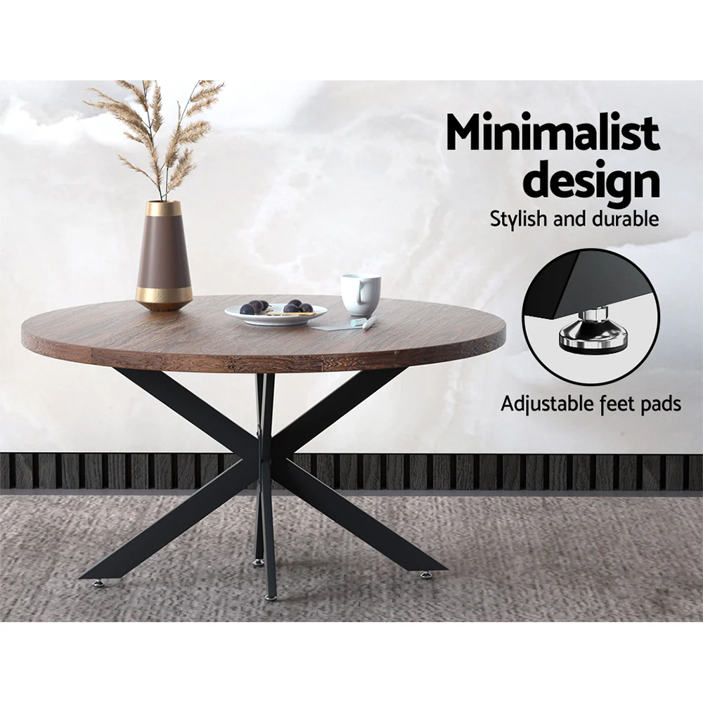 Artiss Starburst Table Legs Coffee Dining Table Legs DIY Metal Leg 150X78cm - Image 5