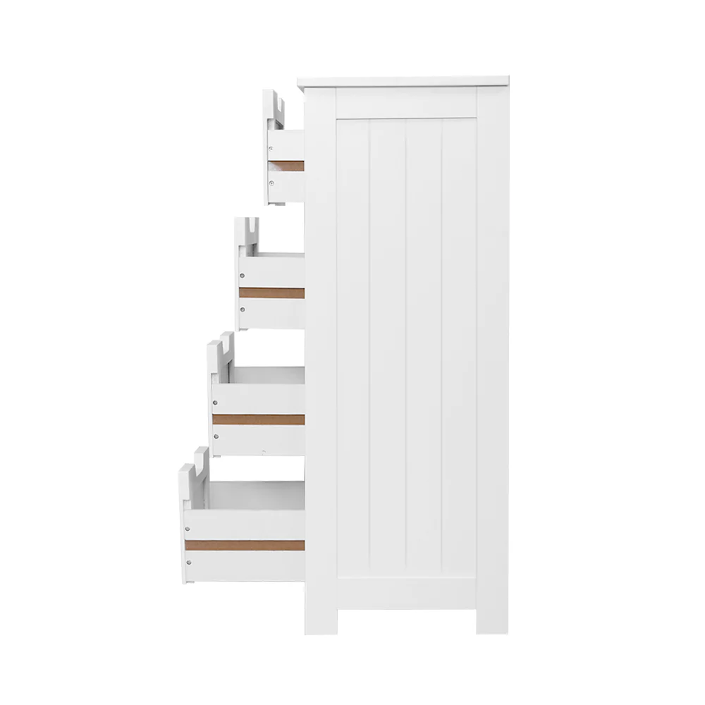 Artiss 4 Chest of Drawers - LEESA White - Image 5