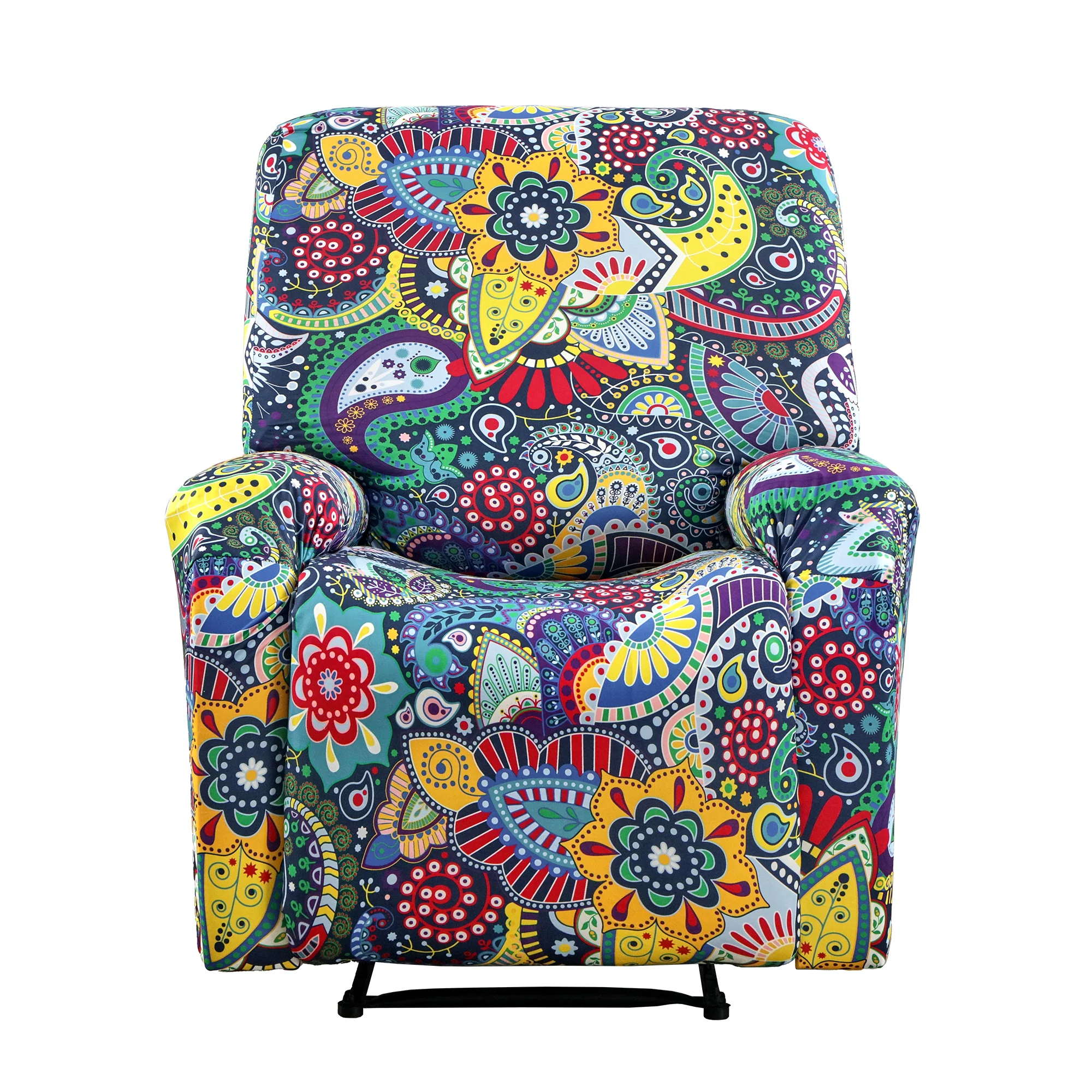 Artiss Stretch Kids Recliner Cover 4-Pieces Slipcovers Printed Polyester - Image 4
