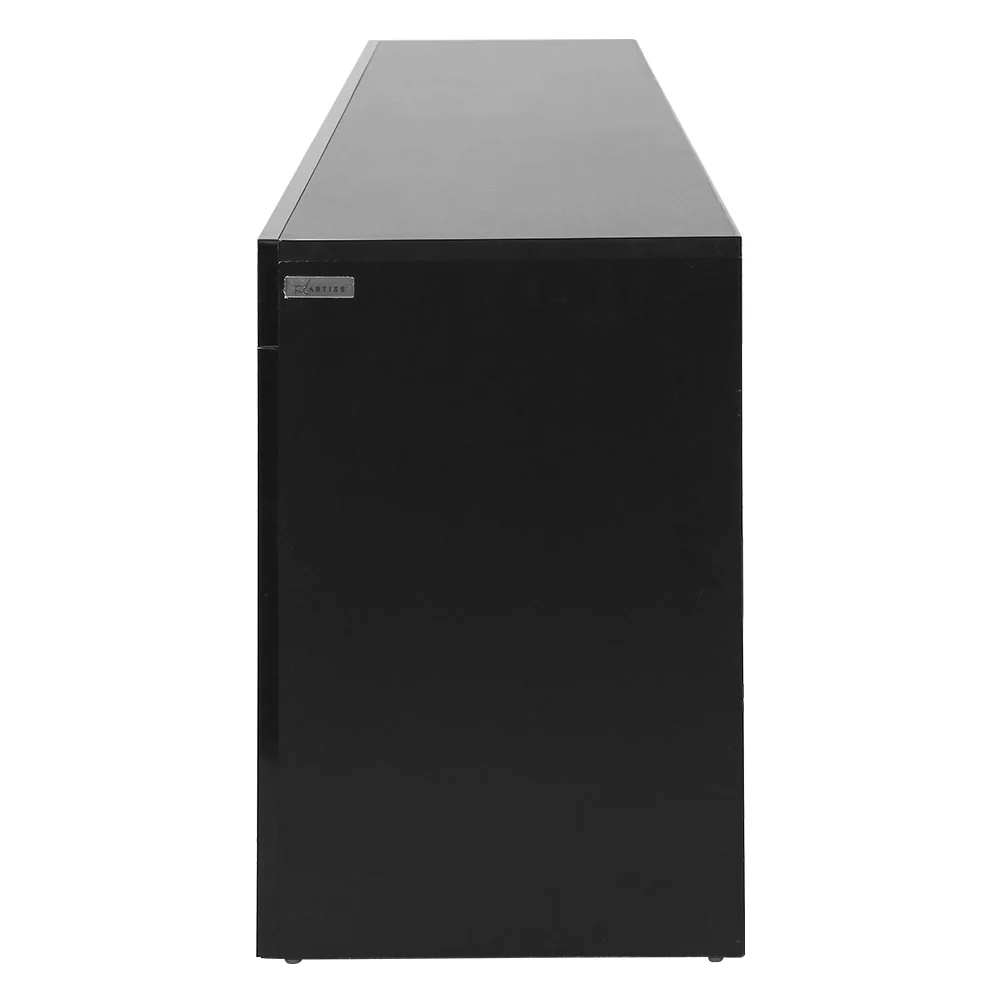 Artiss Entertainment Unit TV Cabinet LED 180cm Black Bobi - Image 5
