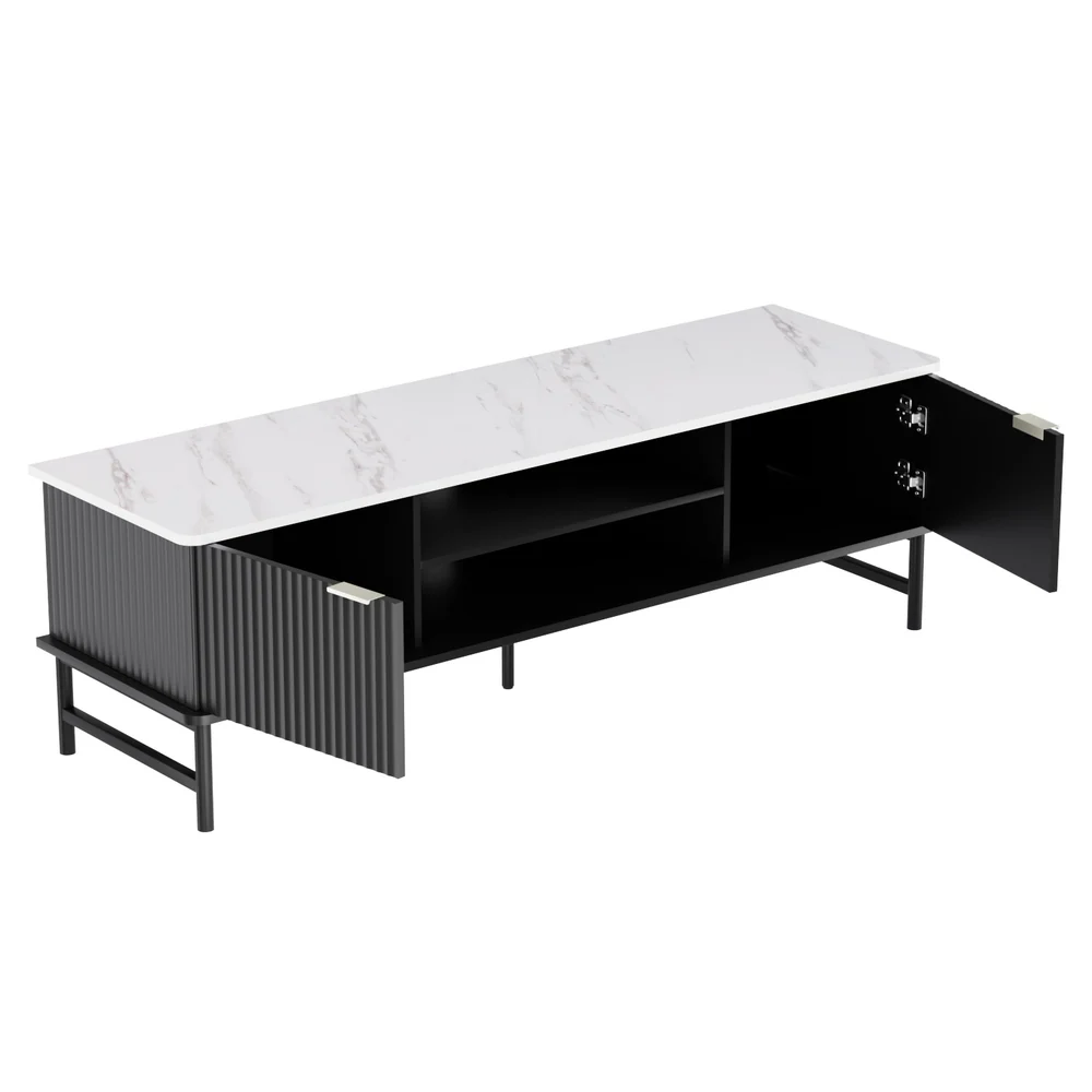 Artiss TV Cabinet Entertainment Unit Stand Storage 140CM - Image 4