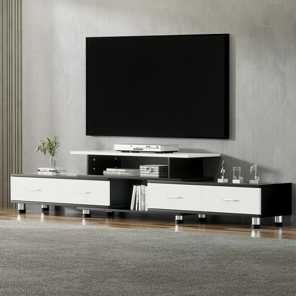 Artiss TV Cabinet Entertainment Unit Extendable 160CM To 220CM - Image 8