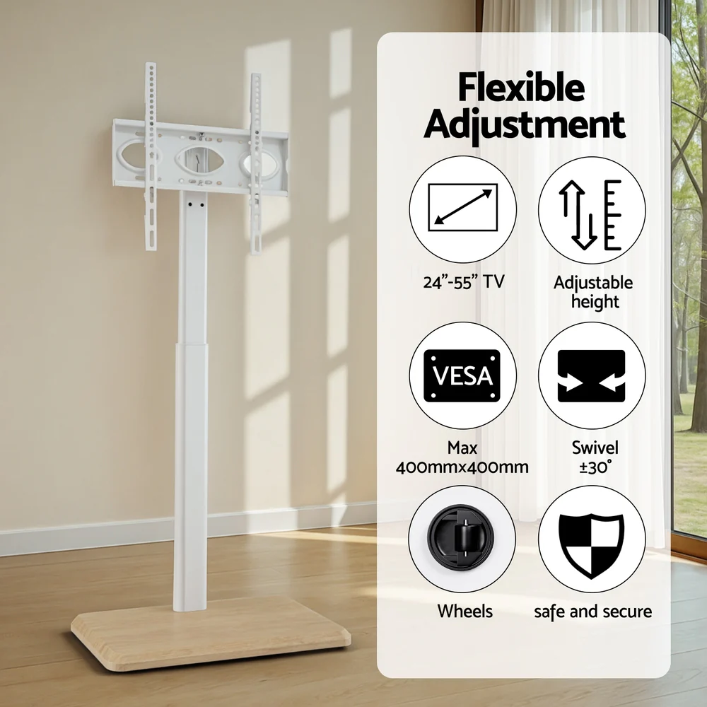 artiss-tv-stand-24-55-swivel-height-adjustable-floor-mount-for-tvs - Image 5