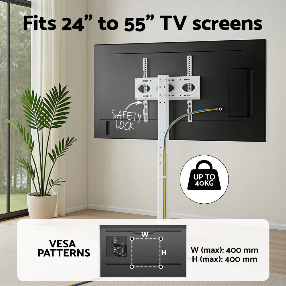 artiss-tv-stand-24-55-swivel-height-adjustable-floor-mount-for-tvs - Image 6