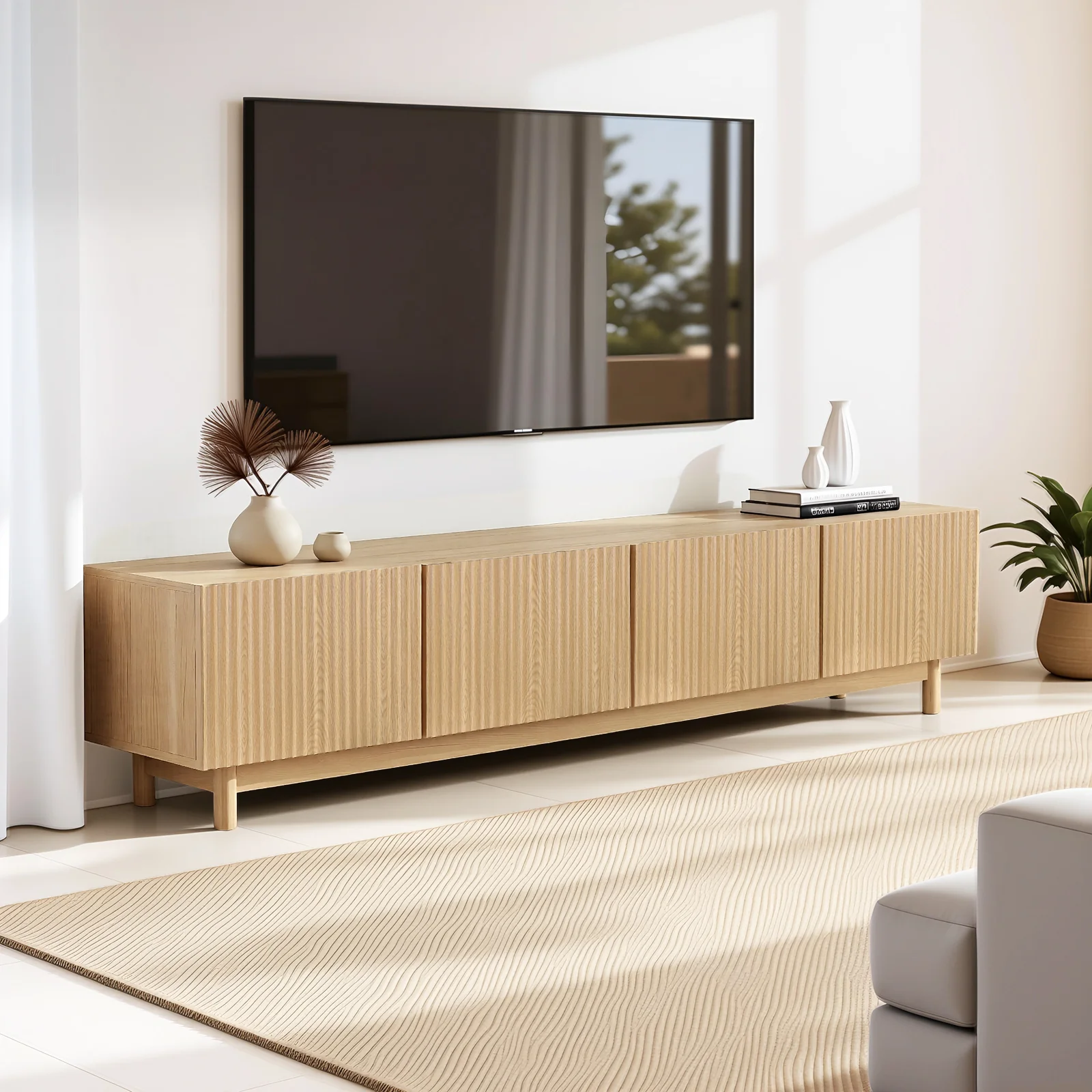 Artiss TV Unit Pine 180cm