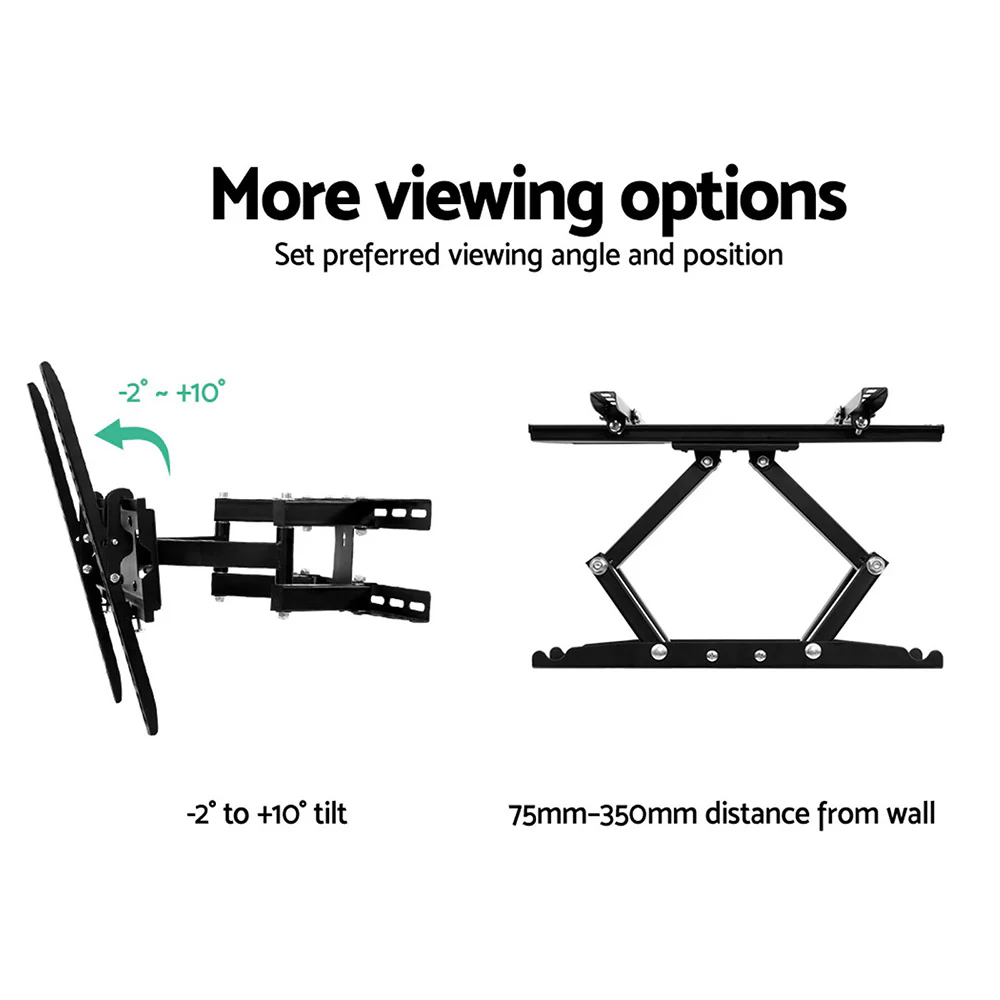 Artiss TV Wall Mount Bracket for 23-55 LED LCD Full Motion Dual Strong Arms - Image 3