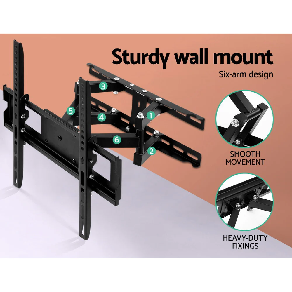 Artiss TV Wall Mount Bracket for 23-55 LED LCD Full Motion Dual Strong Arms - Image 5