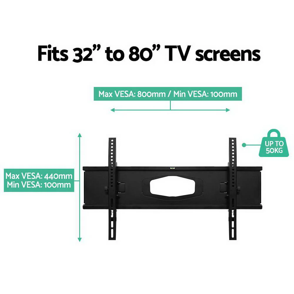Artiss TV Wall Mount Bracket for 32-80 LED LCD Full Motion Dual Strong Arms - Image 6