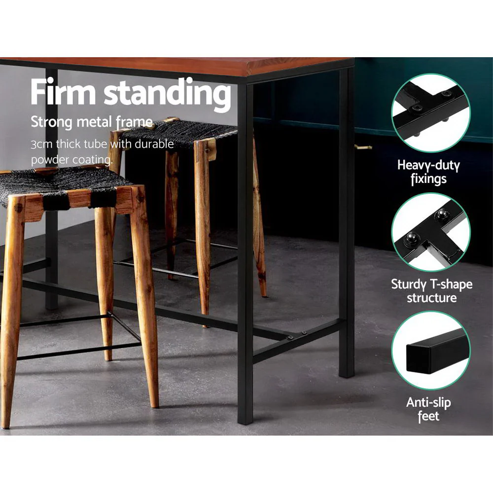 Artiss Alex Bar Table 100CM Rectangular - Image 5