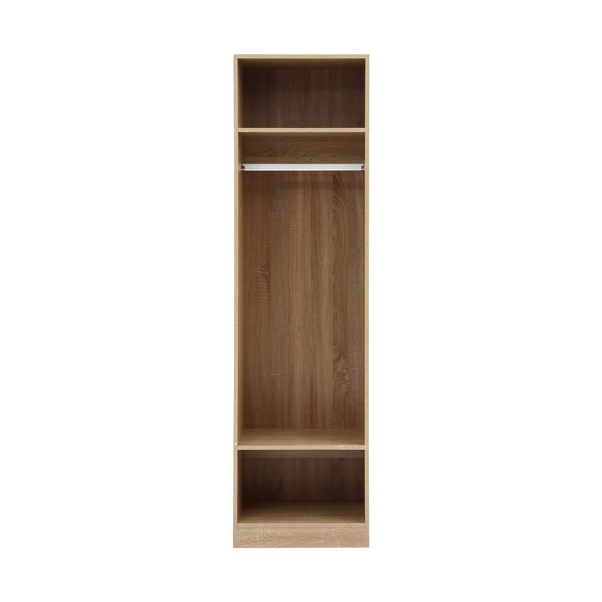 Artiss Wardrobe Clothes Closet Storage Organizer Shelf Pine - Image 4