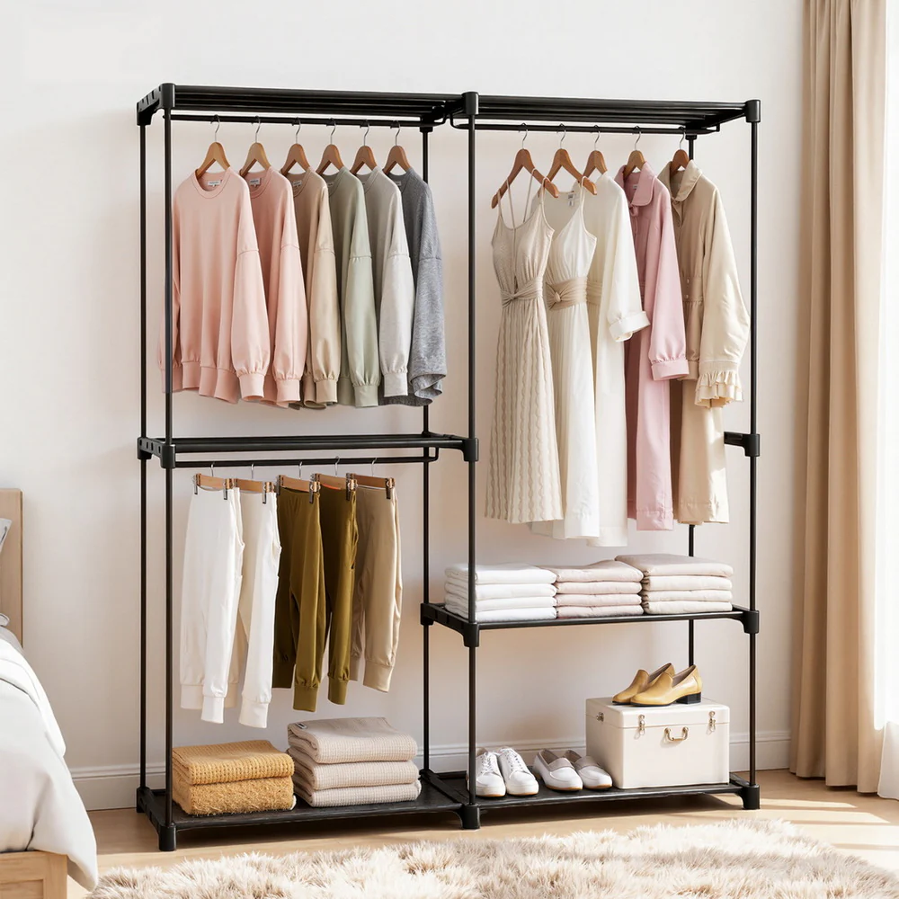 Artiss Wardrobe Clothes Rack Closet 181cm - Image 7