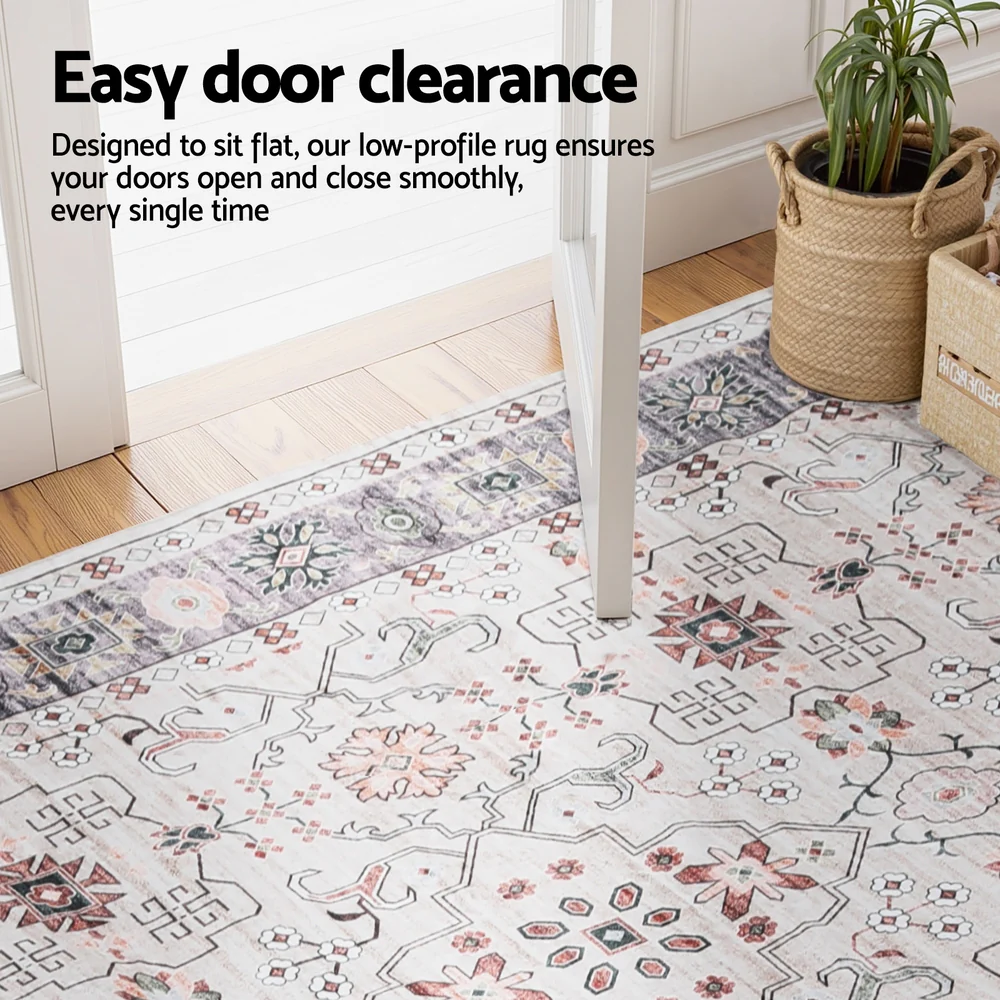 Artiss Washable Floor Rug 160X230cm Large Area Rug Modern Living Room Carpet - Image 5