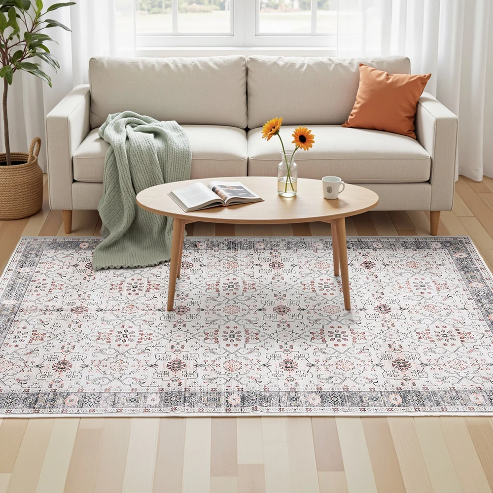 Artiss Washable Floor Rug 160X230cm Large Area Rug Modern Living Room Carpet - Image 7