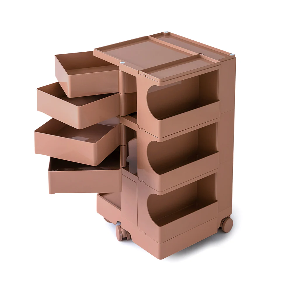 ArtissIn Storage Trolley Bedside Table 5 Tier Cart Boby Replica Pink - Image 3