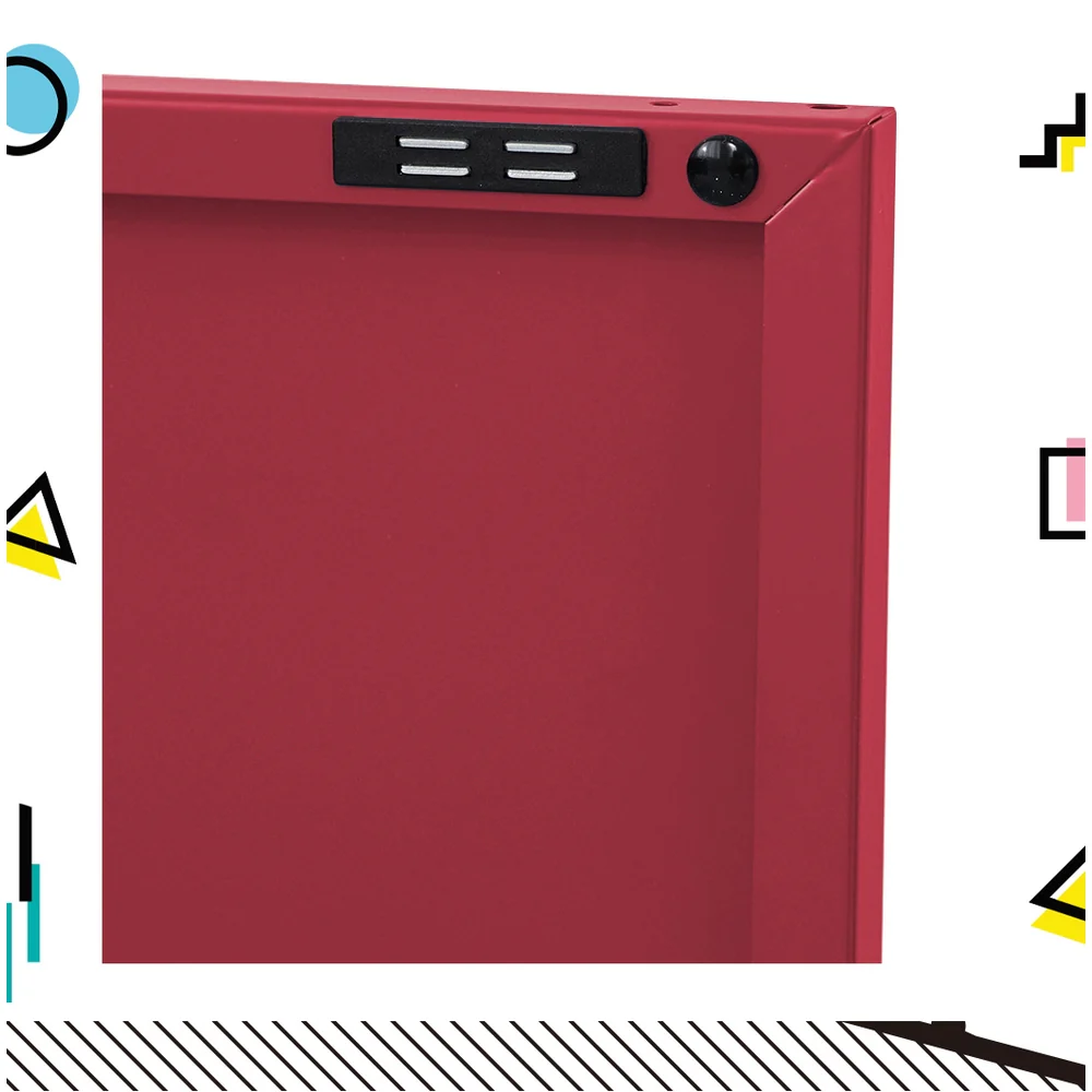 ArtissIn Buffet Sideboard Metal Cabinet - BASE Pink - Image 5