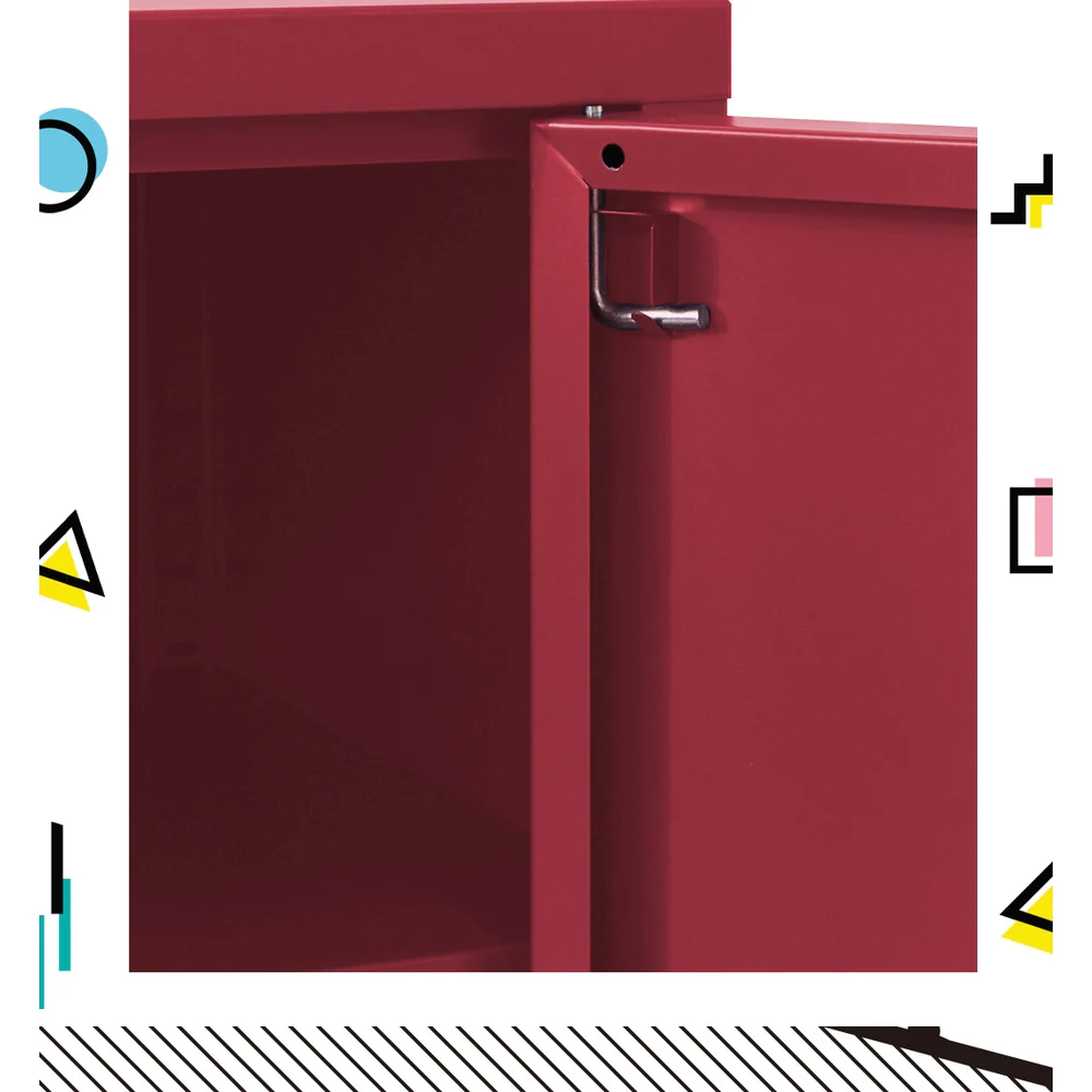 ArtissIn Buffet Sideboard Metal Cabinet - BASE Pink - Image 6