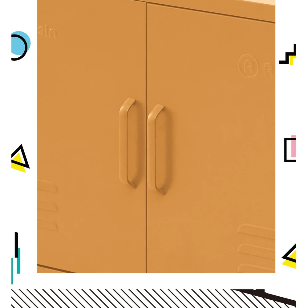ArtissIn Buffet Sideboard Metal Cabinet - BASE Yellow - Image 4