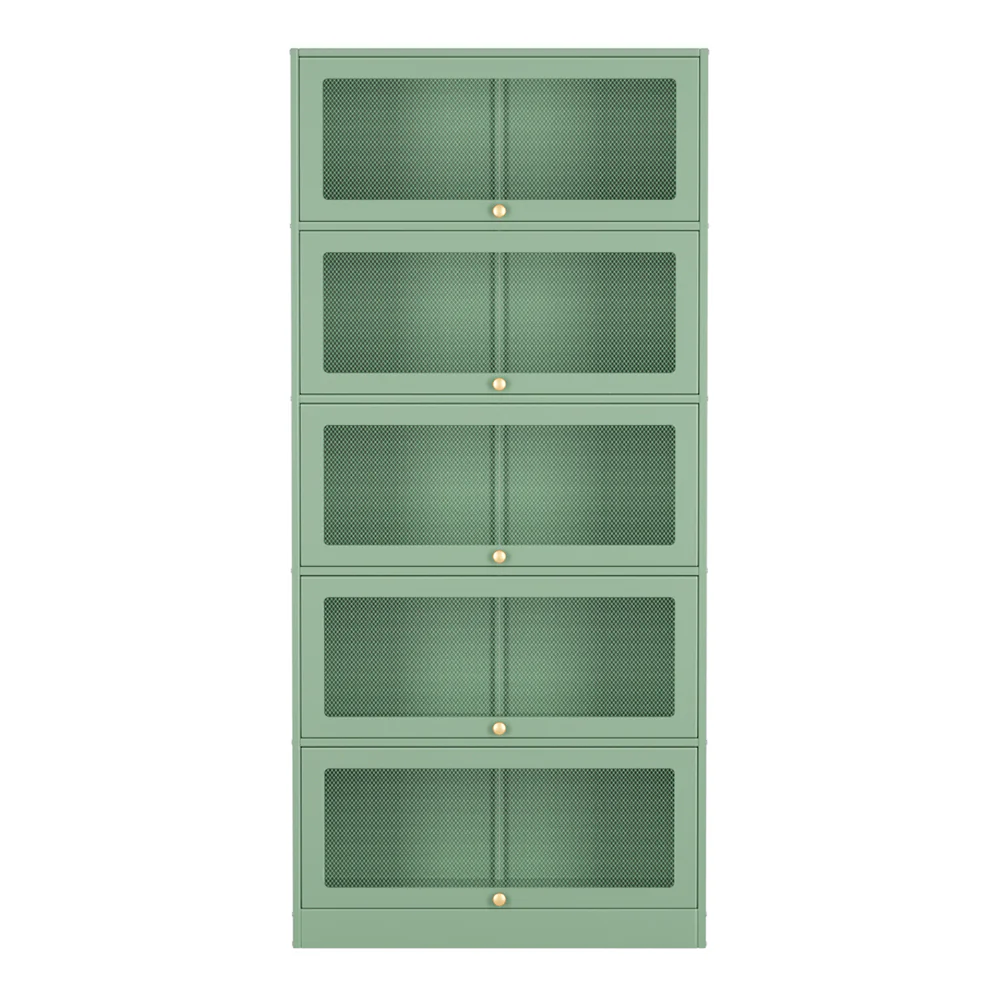 Artiss Buffet Sideboard Metal Cabinet - ELIA Green - Image 4