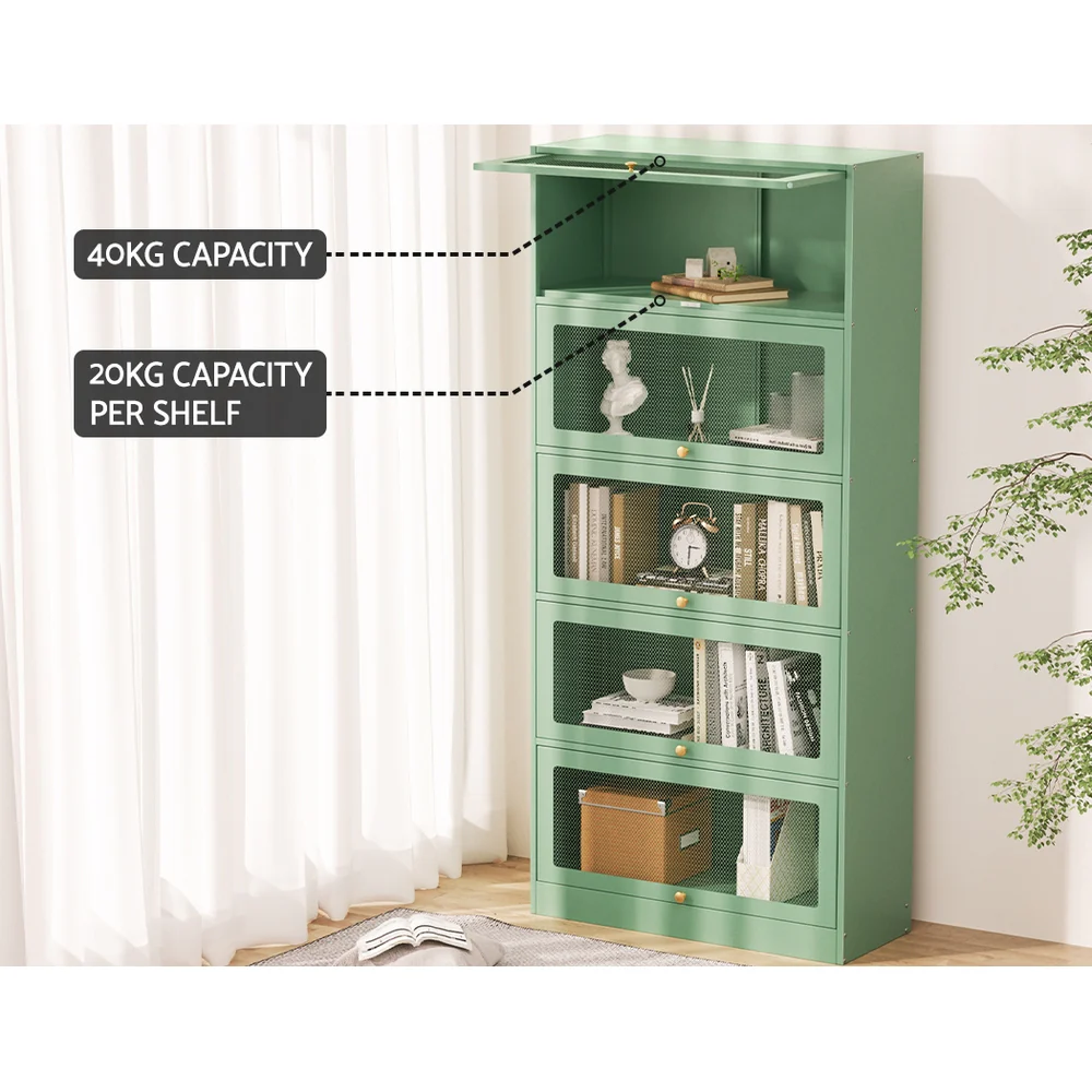 Artiss Buffet Sideboard Metal Cabinet - ELIA Green - Image 6